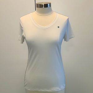 Champion White Work-out Top